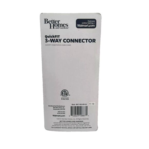 BETTER HOMES‎ & GARDENS - QUICKFIT 3-Way Connector BH17-092-099-38 - Picture 2 of 2